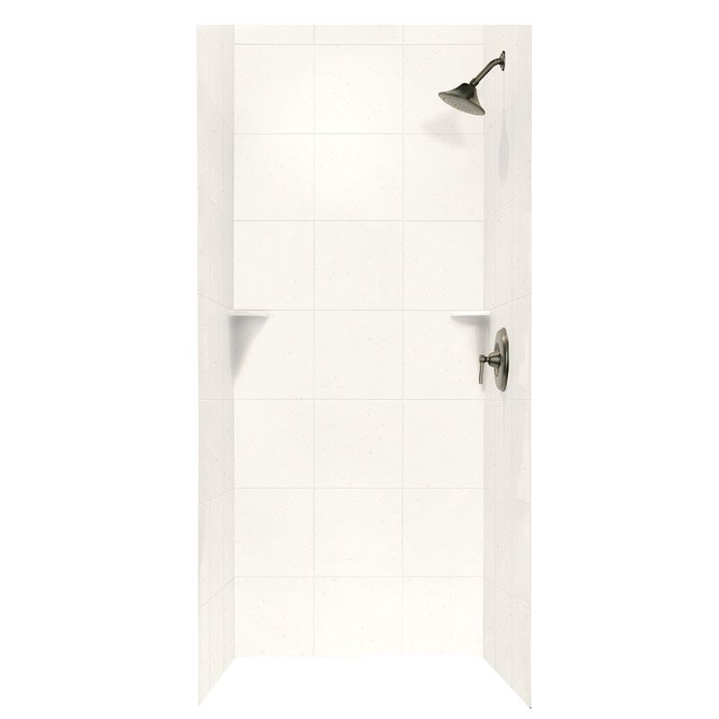 36-In D X 36-In W X 96-In H Swanstone Bath Wall Surround Tile Pattern - BNGBath