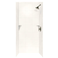 Thumbnail for 36-In D X 36-In W X 96-In H Swanstone Bath Wall Surround Tile Pattern - BNGBath