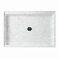 Thumbnail for Swan SS-3442-010 Solid Surface 42-in x 34-in Shower Base - BNGBath