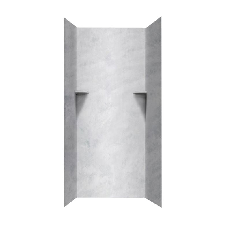 36 x 36 x 72 Swanstone Shower Wall Kit - BNGBath