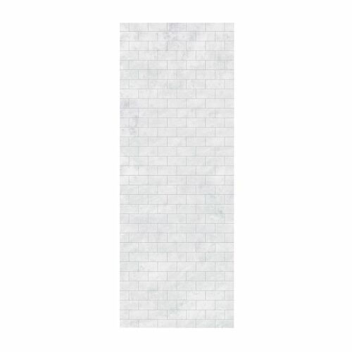 Swanstone 36-in x 96-in Shower Wall Panel 3" X 6" Subway Tile - BNGBath