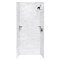 Thumbnail for 36-In D X 36-In W X 72-In H Swanstone Shower Wall Surround Tile Pattern - BNGBath