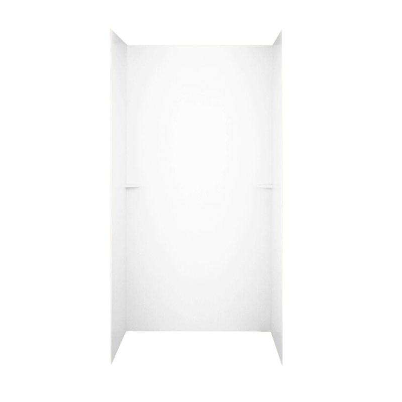 36" x 60" x 72" in Swanstone Solid Surface Shower Wall Kit - BNGBath