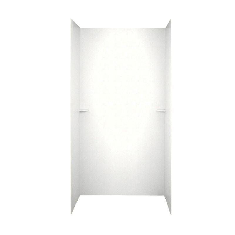 36" x 60" x 72" in Swanstone Solid Surface Shower Wall Kit - BNGBath