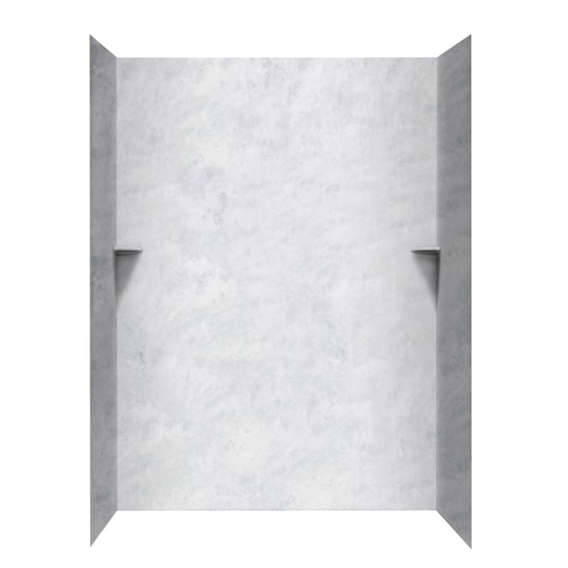 36" x 60" x 72" in Swanstone Solid Surface Shower Wall Kit - BNGBath