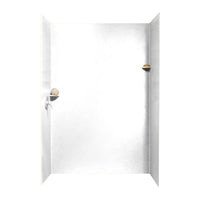 Thumbnail for 36-In x 62-In x 96-In Swanstone Solid Surface Shower Wall Kit - BNGBath