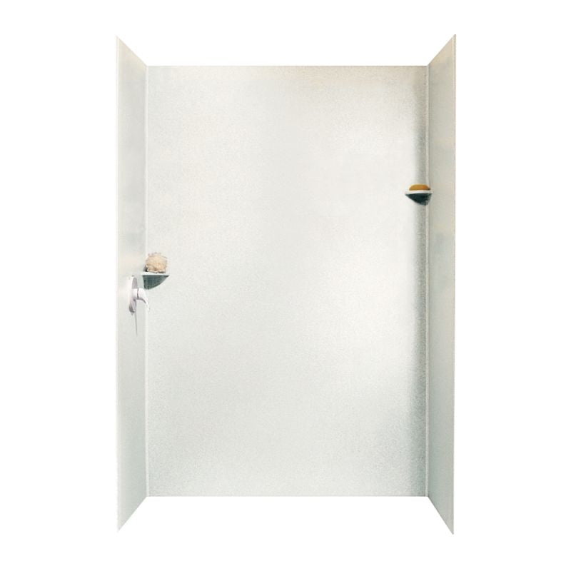 36-In x 62-In x 96-In Swanstone Solid Surface Shower Wall Kit - BNGBath