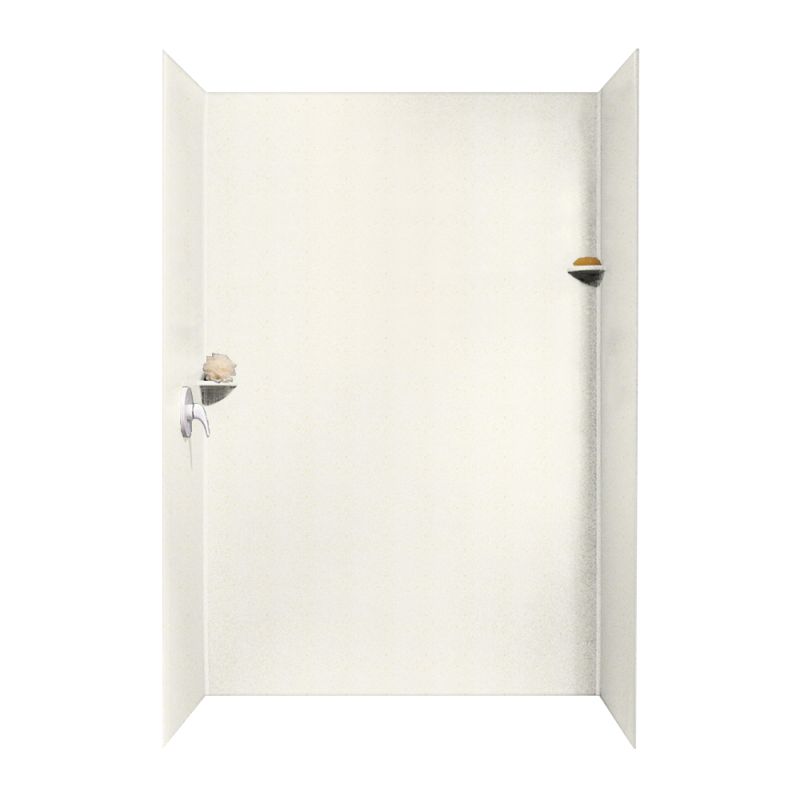 36-In x 62-In x 96-In Swanstone Solid Surface Shower Wall - BNGBath