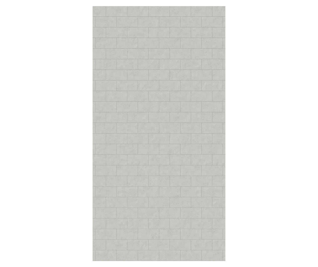 MTMK-9650-1 50 x 96 Swanstone Metro Subway Tile Glue up Bathtub and Shower Single Wall Panel  - BNGBath