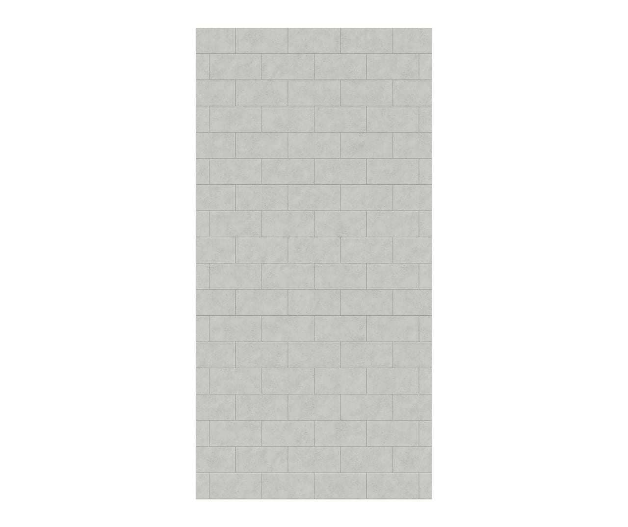 MTMK-7234-1 34 x 72 Swanstone Metro Subway Tile Glue up Bathtub and Shower Single Wall Panel  - BNGBath