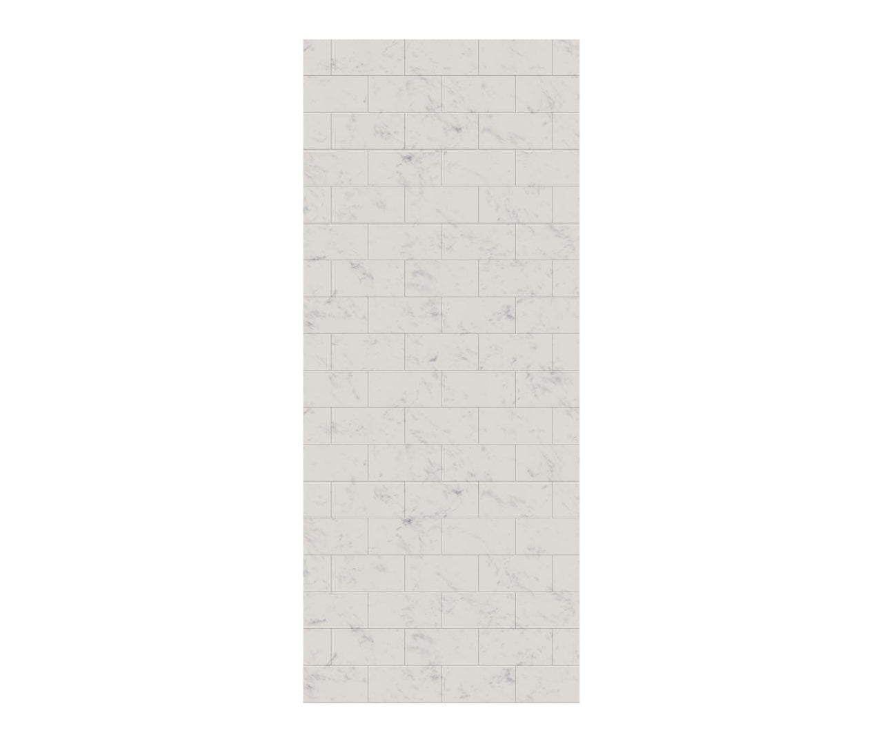 MTMK-7232-1 32 x 72 Swanstone Metro Subway Tile Glue up Bathtub and Shower Single Wall Panel  - BNGBath