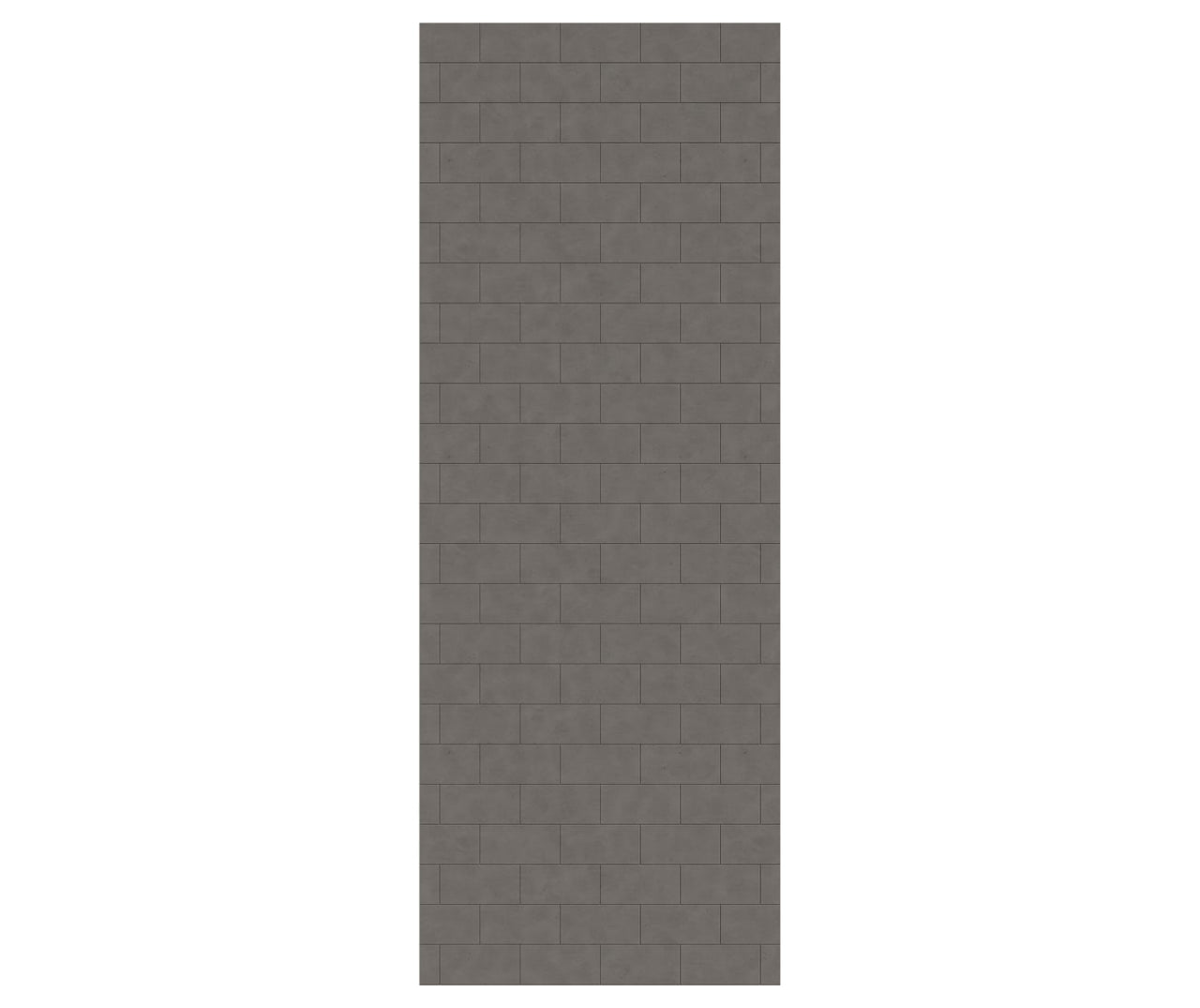 MTMK-9634-1 34 x 96 Swanstone Metro Subway Tile Glue up Bathtub and Shower Single Wall Panel  - BNGBath