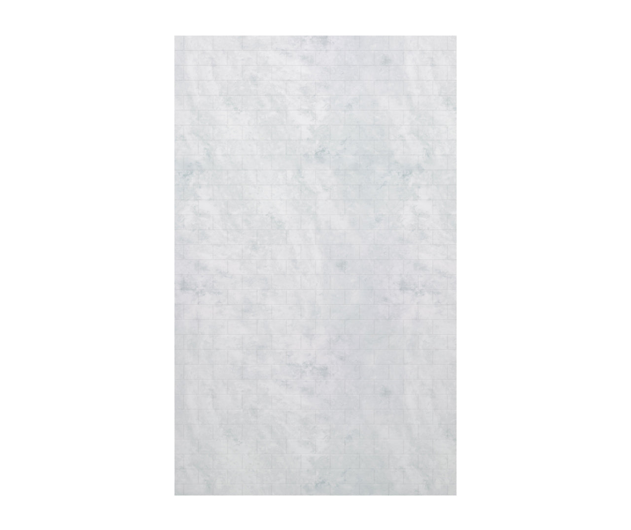 Swanstone 62-in x 96-in Shower Wall Panel 3" X 6" Subway Tile - BNGBath