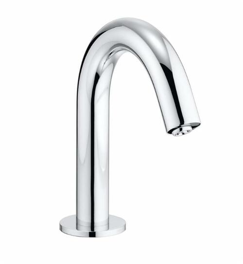 Toto TEL115-D10EM#CP Helix EcoPower Deck-Mounted High Arc 0.5-GPM Single Hole Bathroom Sink Faucet - BNGBath