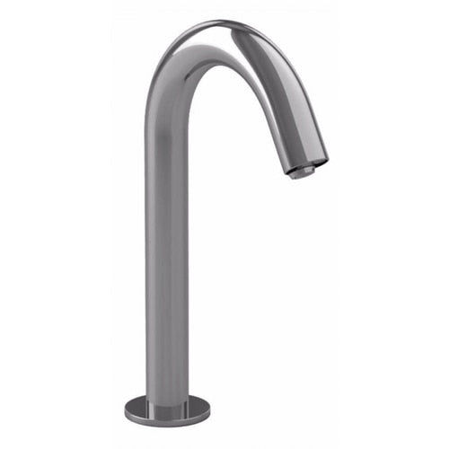 Toto TEL125-D10EM#CP Helix M EcoPower Deck-Mounted High Arc 0.5-GPM Single Hole Bathroom Sink Faucet - BNGBath