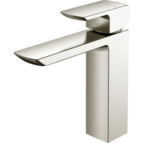 Toto TLG02304U#BN GR Deck-Mounted Fixed 1.2-GPM Single Handle Bathroom Sink Faucet - BNGBath