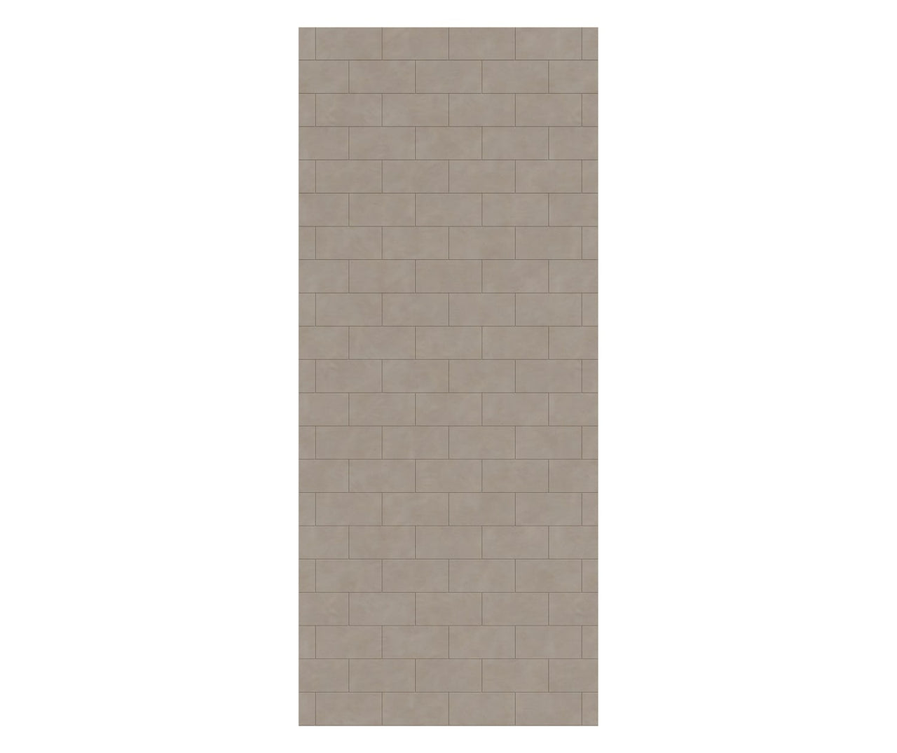 MTMK-8436-1 36 x 84 Swanstone Metro Subway Tile Glue up Bathtub and Shower Single Wall Panel  - BNGBath