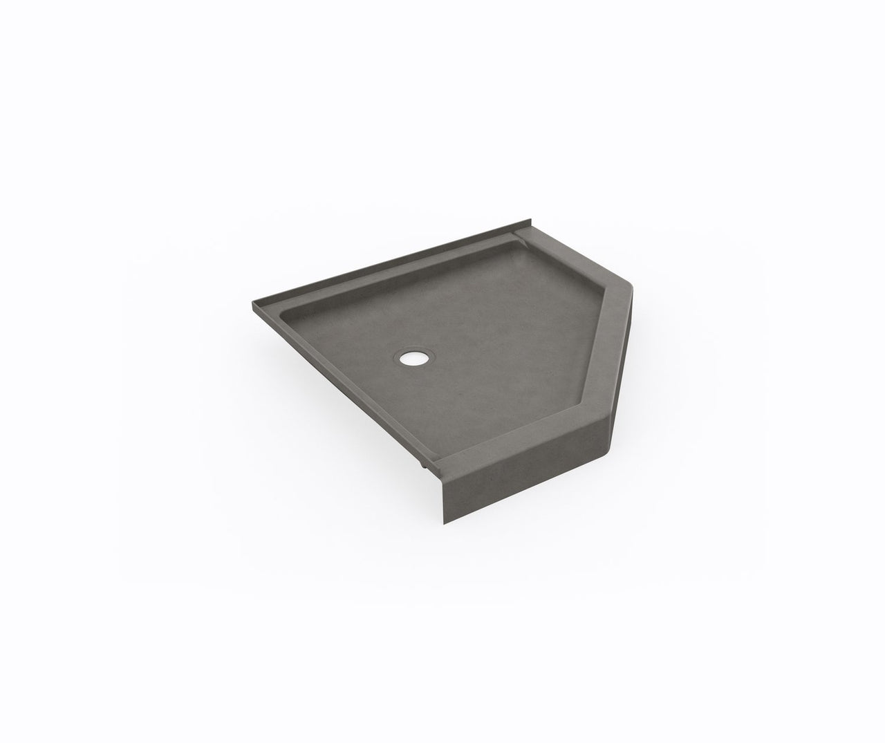 SS-36NEO 36 x 36 Swanstone Corner Shower Pan with Center Drain Sandstone