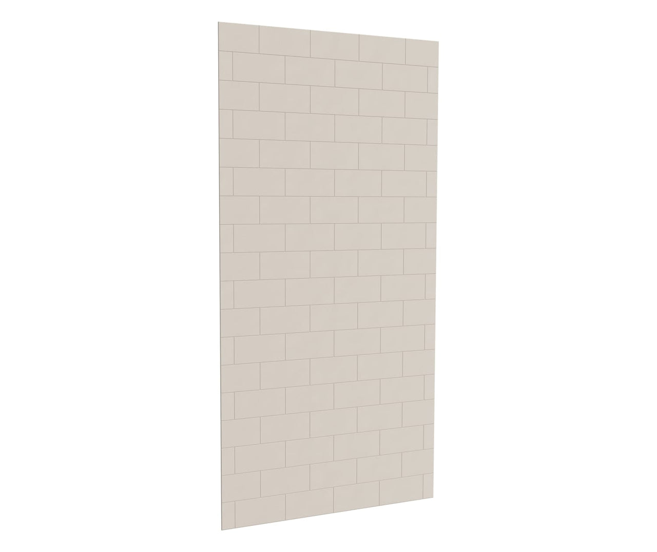 MTMK-7236-1 36 x 72 Swanstone Metro Subway Tile Glue up Bathtub and Shower Single Wall Panel  - BNGBath