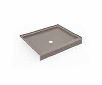 Thumbnail for Swan SS-3442-010 Solid Surface 42-in x 34-in Shower Base - BNGBath