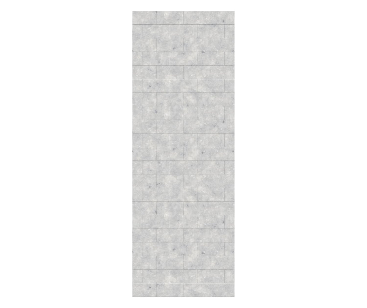 MTMK-8430-1 30 x 84 Swanstone Metro Subway Tile Glue up Bathtub and Shower Single Wall Panel  - BNGBath