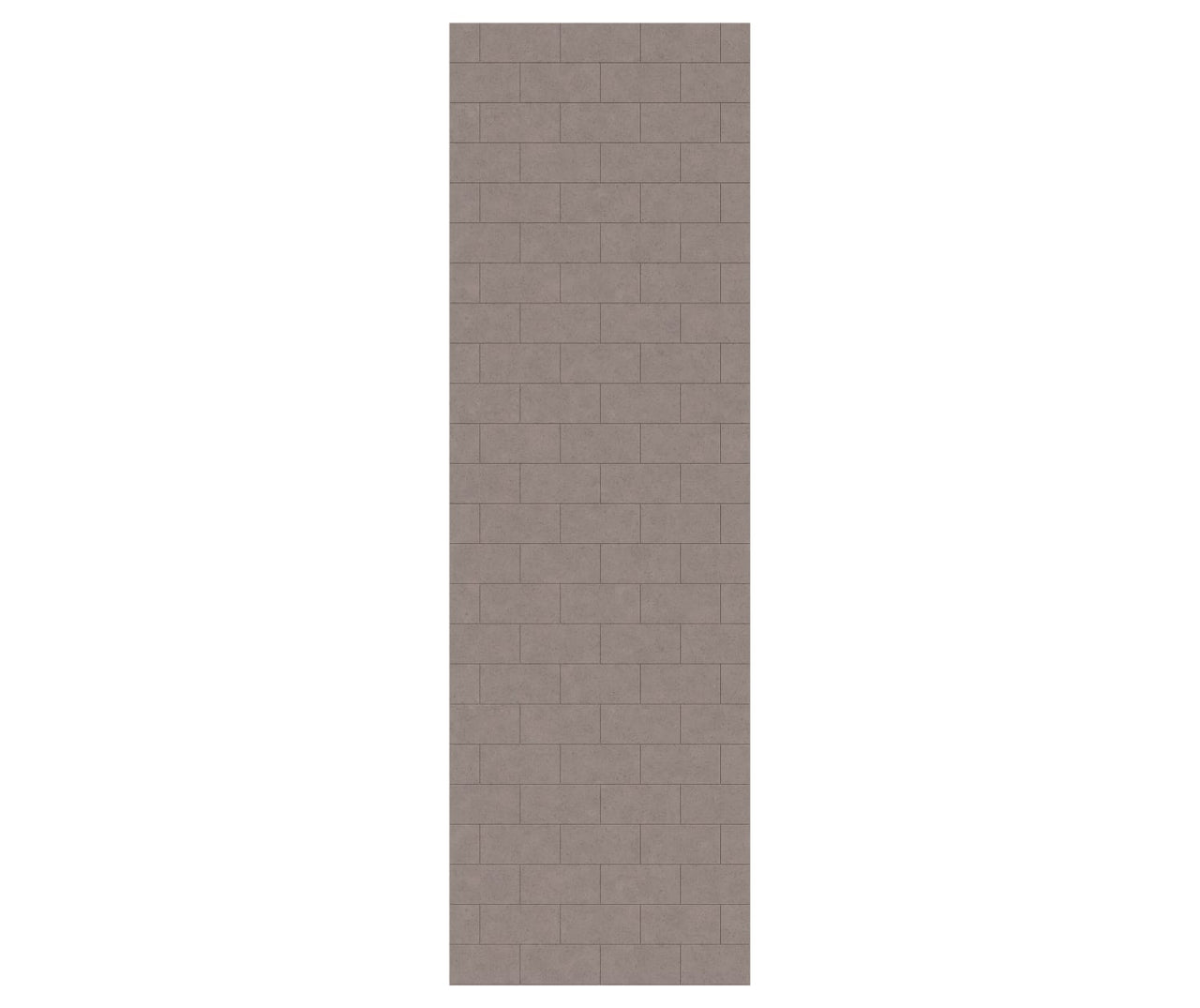 MTMK-9632-1 32 x 96 Swanstone Metro Subway Tile Glue up Bathtub and Shower Single Wall Panel  - BNGBath