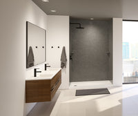 Thumbnail for 36x48x96 Swanstone Solid Surface Shower Wall Kit - BNGBath