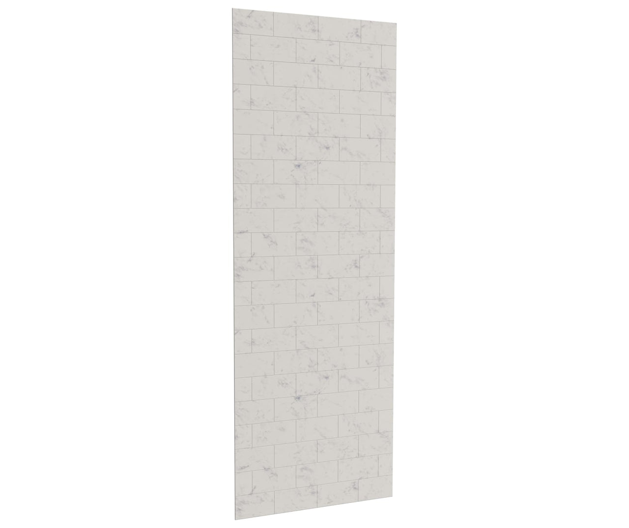 MTMK-8432-1 32 x 84 Swanstone Metro Subway Tile Glue up Bathtub and Shower Single Wall Panel  - BNGBath