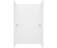 Thumbnail for 36-In x 62-In x 96-In Swanstone 3x6 Subway Tile Shower Wall Kit - BNGBath