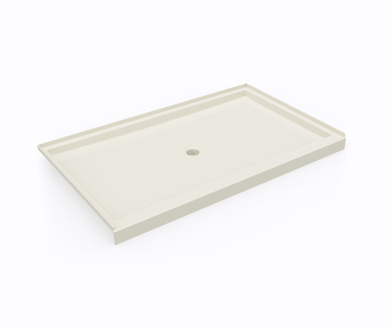 SS-3660 36 x 60 Swanstone Alcove Shower Pan with Center Drain - BNGBath