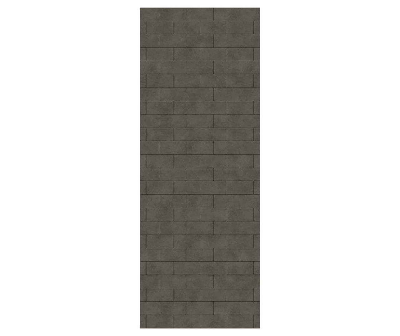 MTMK-9638-1 38 x 96 Swanstone Metro Subway Tile Glue up Bathtub and Shower Single Wall Panel  - BNGBath