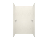 Thumbnail for 36-In x 62-In x 96-In Swanstone 3x6 Subway Tile Shower Wall Kit - BNGBath