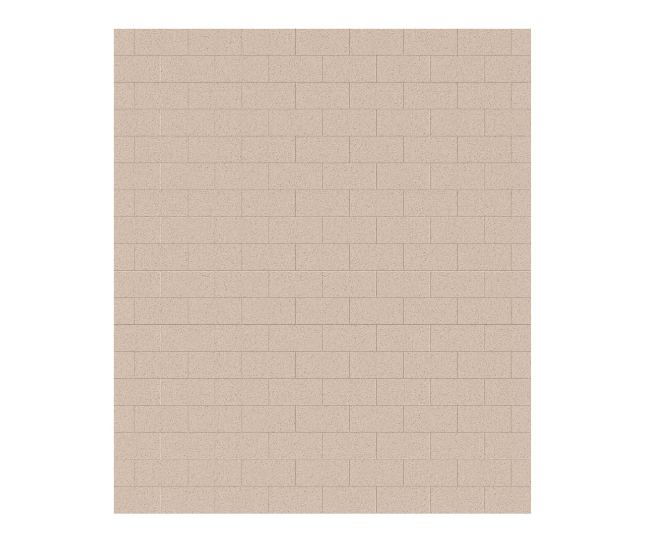 MTMK-7262-1 62 x 72 Swanstone Metro Subway Tile Glue up Bathtub and Shower Single Wall Panel  - BNGBath