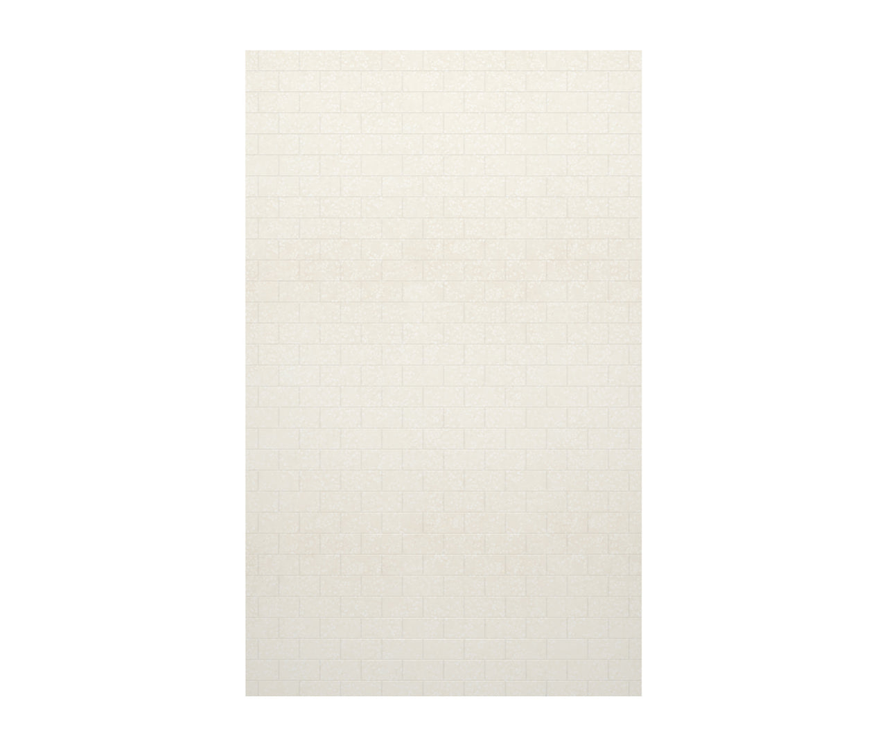 Swanstone 62-in x 96-in Shower Wall Panel 3" X 6" Subway Tile - BNGBath