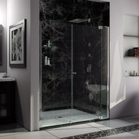 Thumbnail for DreamLine Allure 61-62 in. W x 73 in. H Frameless Pivot Shower Door - BNGBath