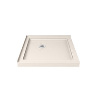 Thumbnail for DreamLine SlimLine 42 in. D x 42 in. W x 2 3/4 in. H Double Threshold Shower Base - BNGBath