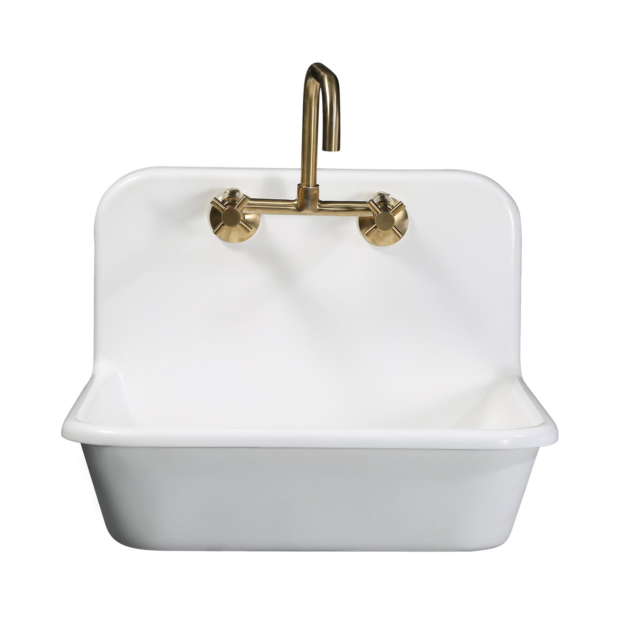 Gourmetier Arcticstone 24" x 21" Farmhouse Drop-In Kitchen Sinks - BNGBath