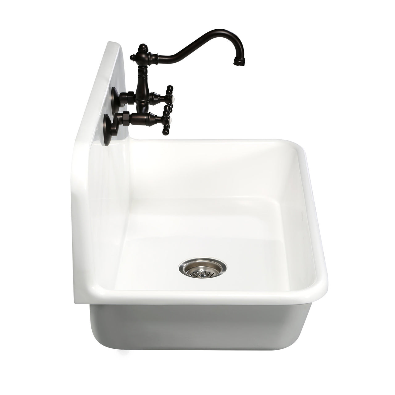 Gourmetier Arcticstone 36" x 21" farmhouse Drop-In Kitchen Sinks - BNGBath