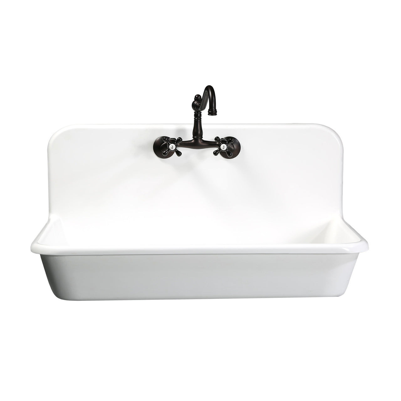 Gourmetier Arcticstone 36" x 21" farmhouse Drop-In Kitchen Sinks - BNGBath