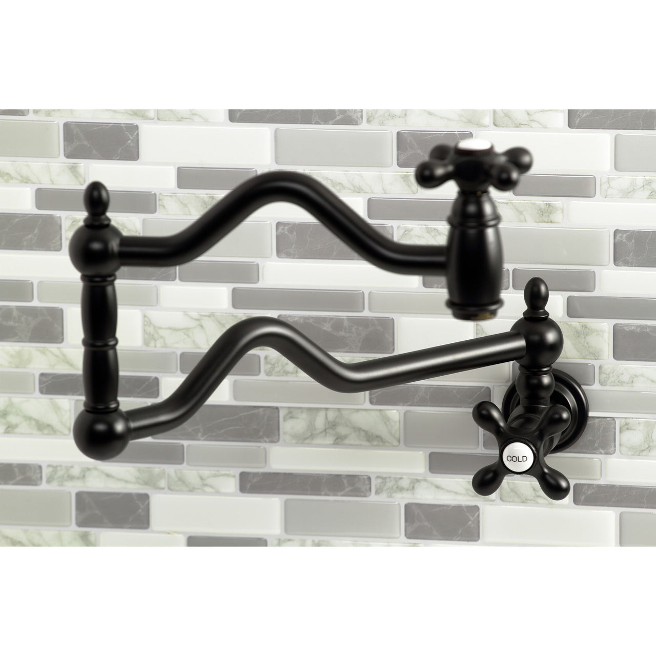 Kingston Brass Heritage Two-Handle Pot Filler - BNGBath