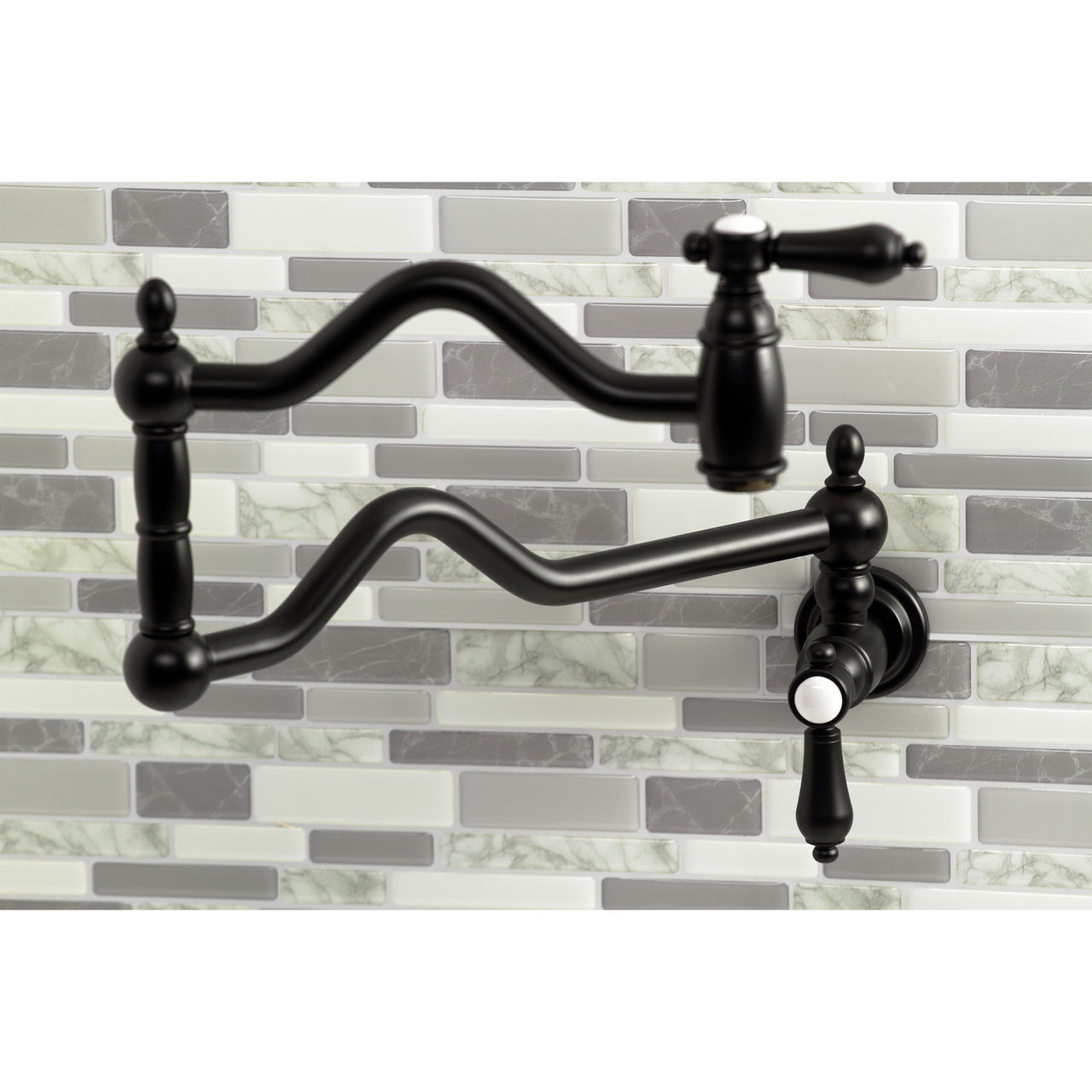 Kingston Brass Heirloom Two-Handle Pot Filler - BNGBath