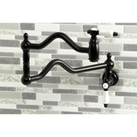 Thumbnail for Kingston Brass Bel-Air Two-Handle Pot Filler in Polished Chrome - BNGBath