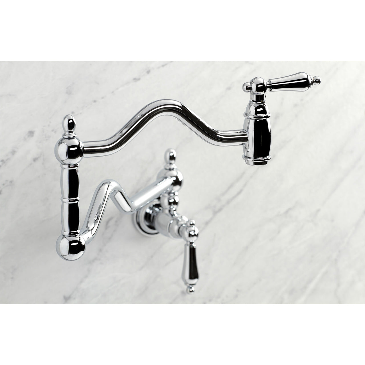 Kingston Brass Heritage Two-Handle Pot Filler - BNGBath