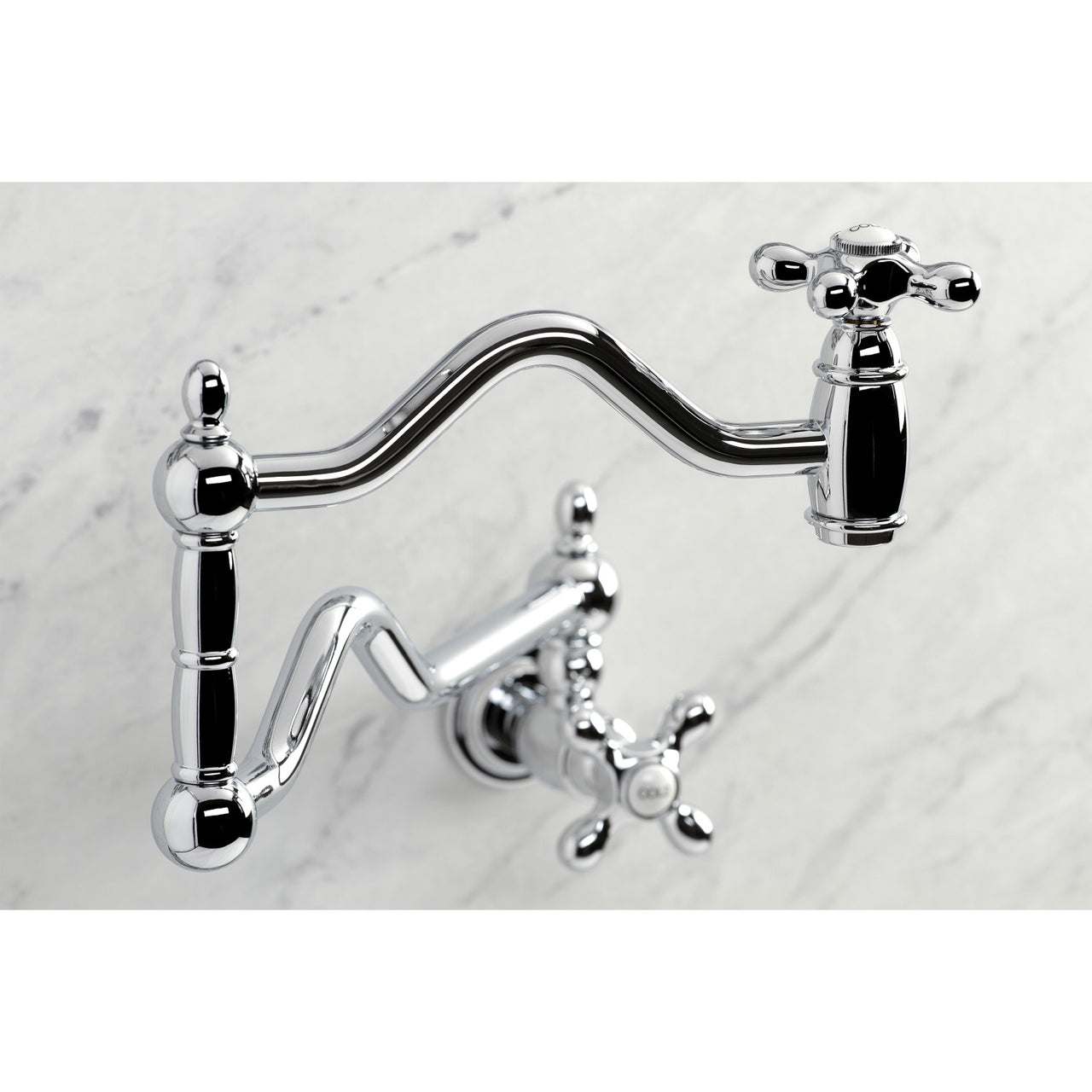 Kingston Brass Heritage Two-Handle Pot Filler - BNGBath