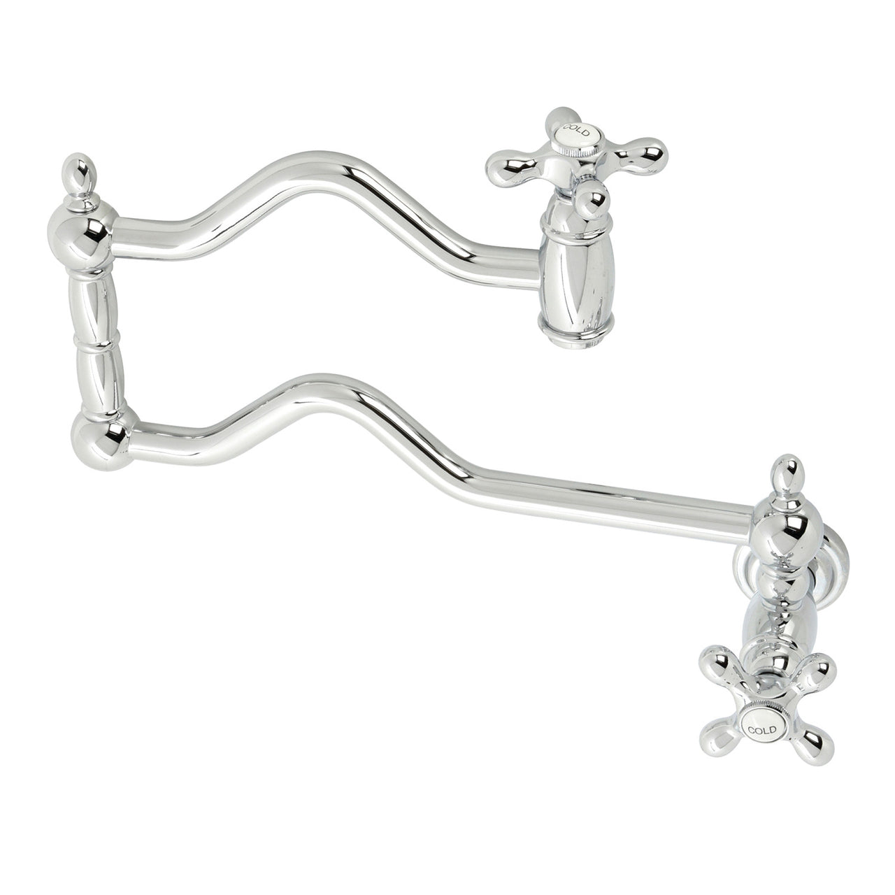 Kingston Brass Heritage Two-Handle Pot Filler - BNGBath