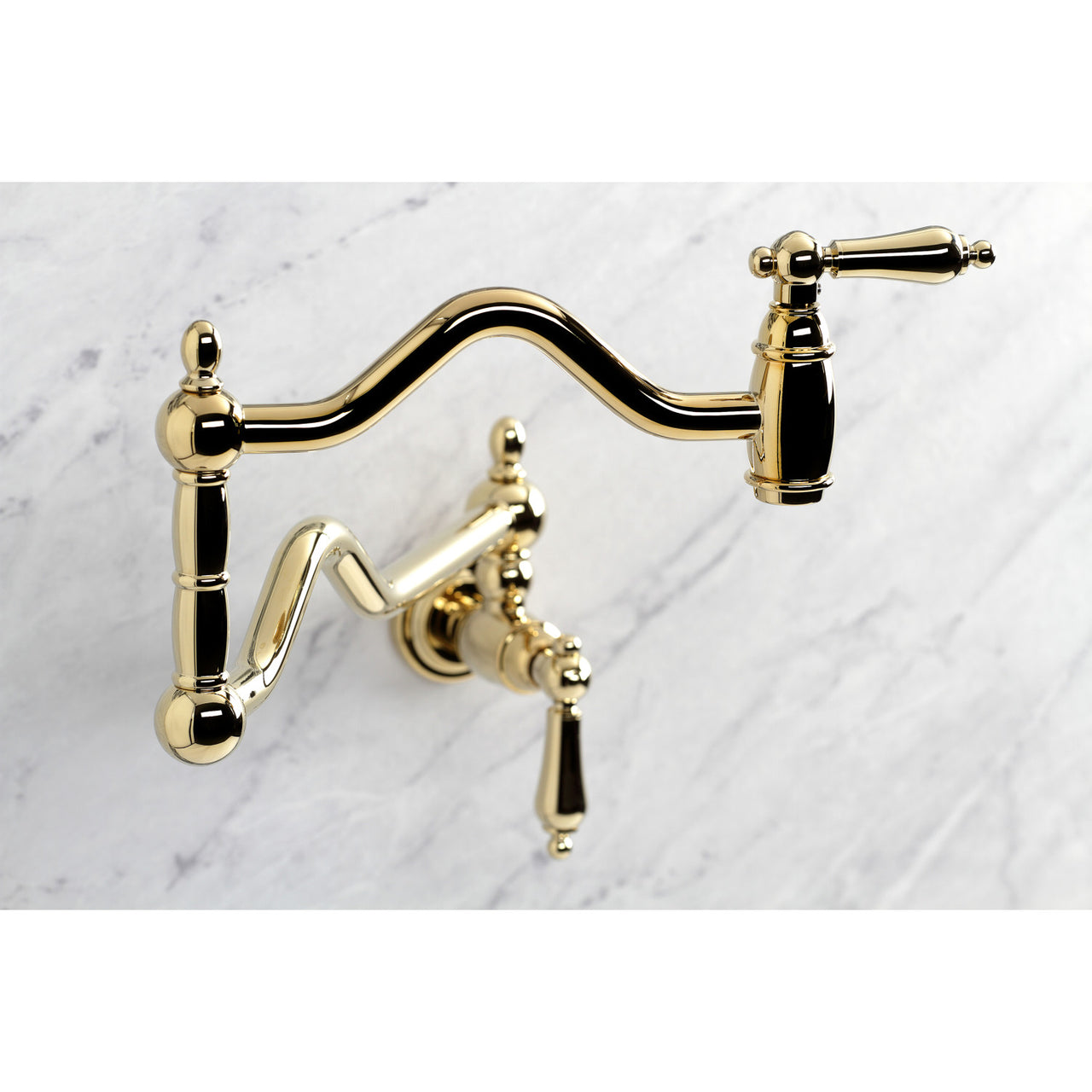 Kingston Brass Heritage Two-Handle Pot Filler - BNGBath