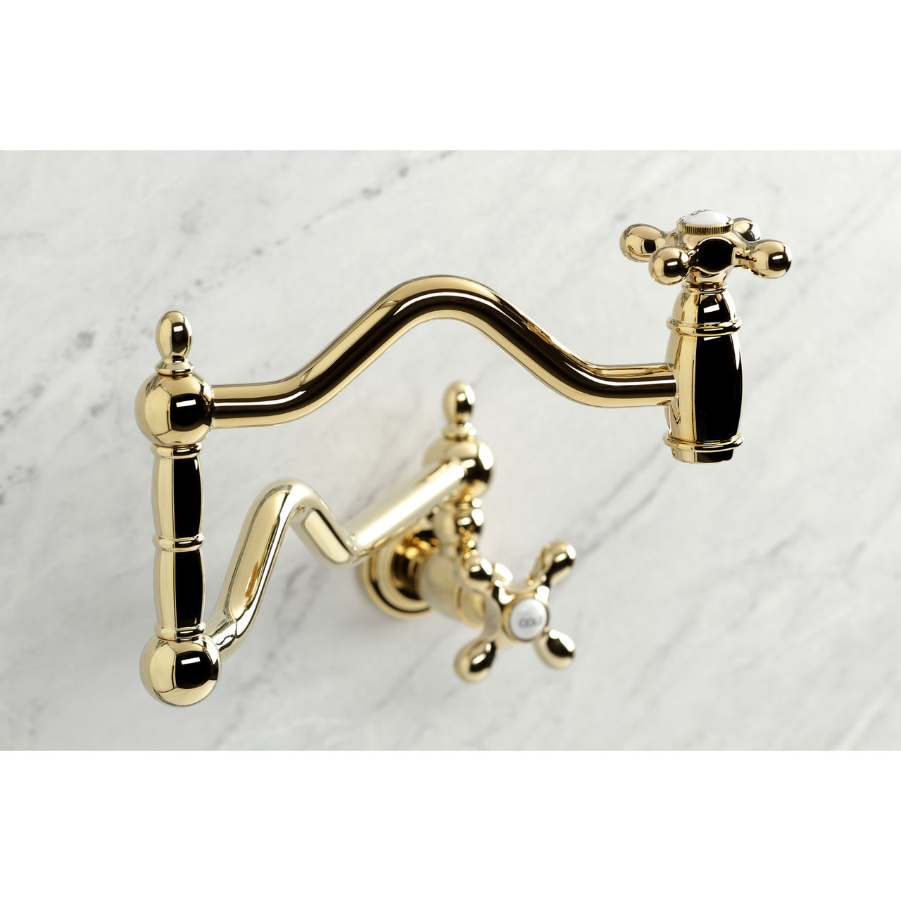 Kingston Brass Heritage Two-Handle Pot Filler - BNGBath