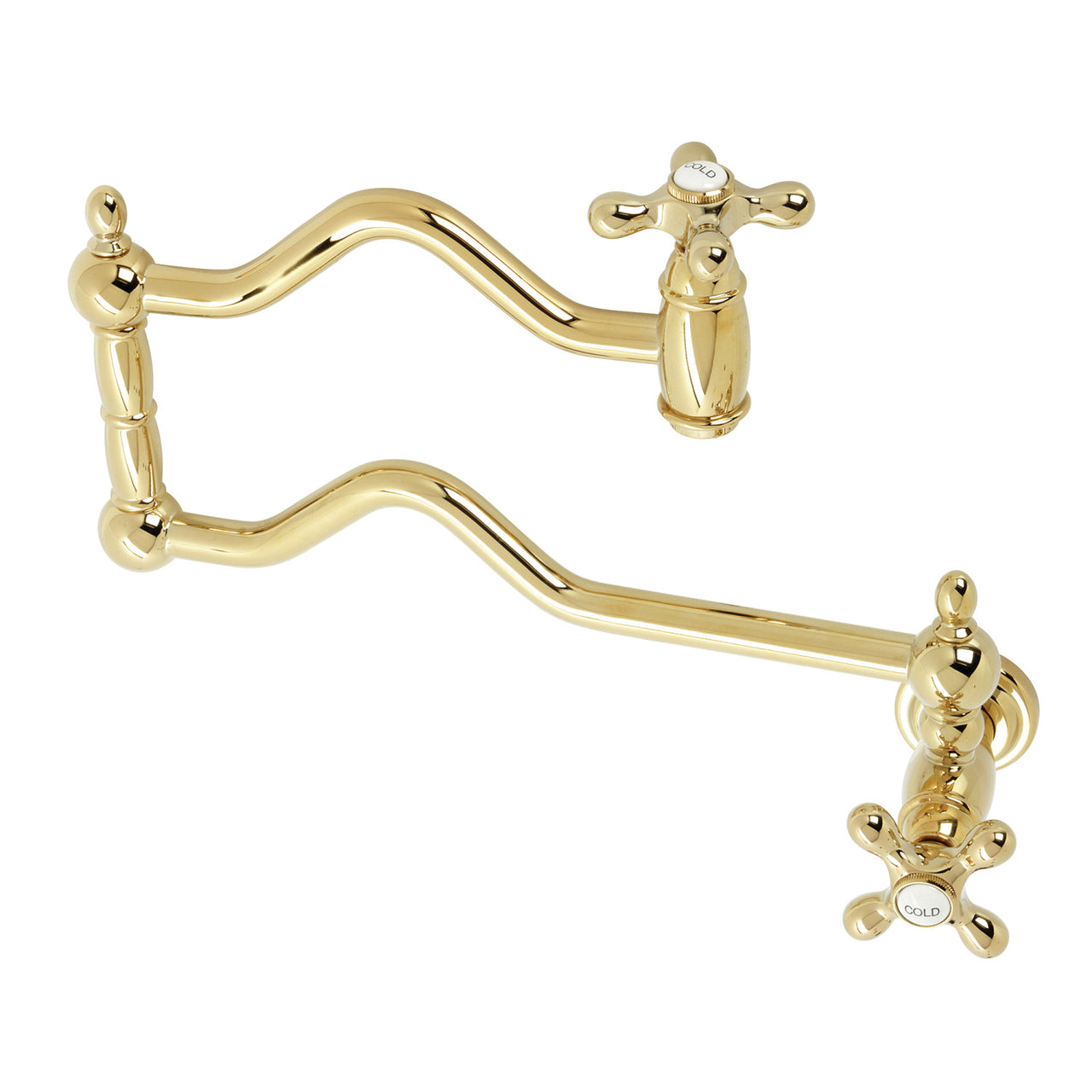 Kingston Brass Heritage Two-Handle Pot Filler - BNGBath