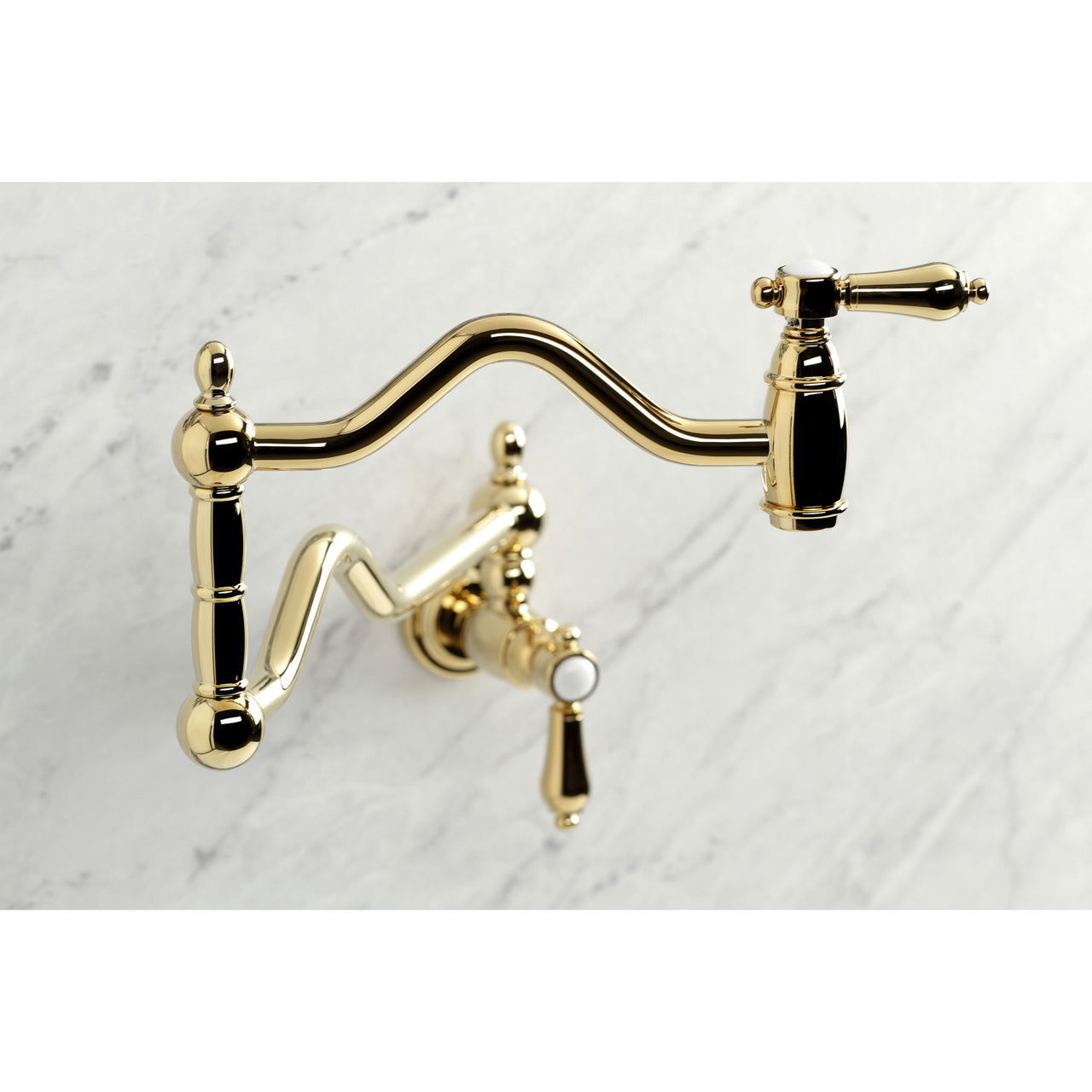 Kingston Brass Heirloom Two-Handle Pot Filler - BNGBath