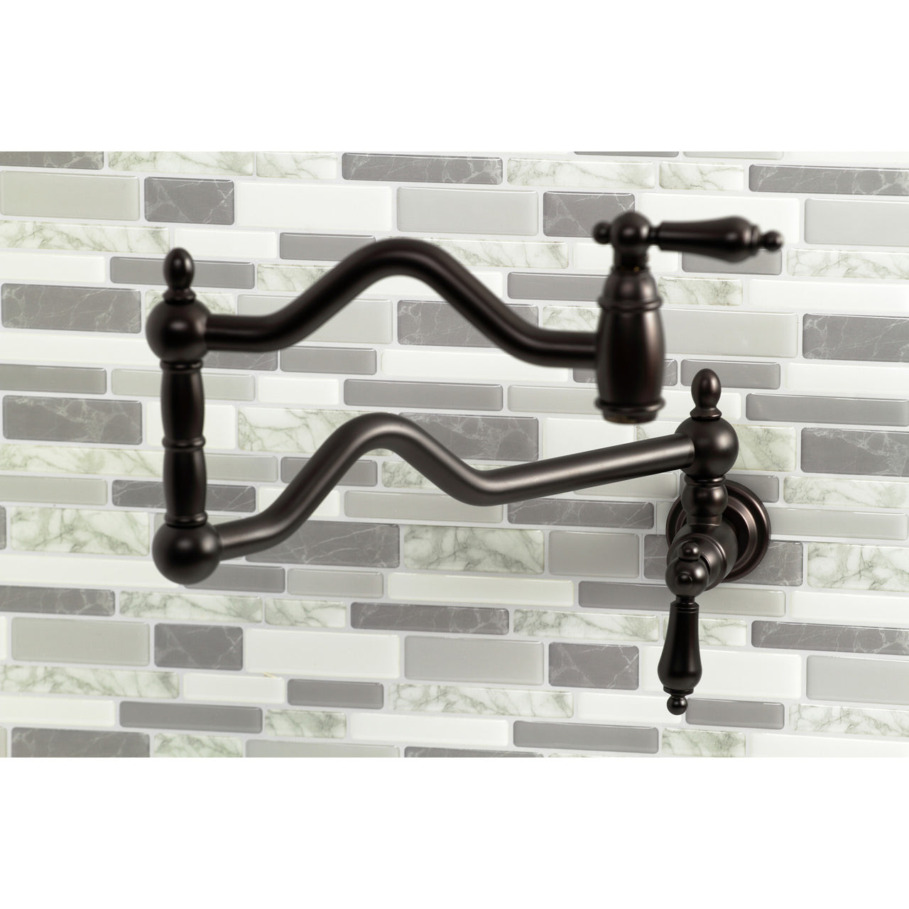 Kingston Brass Heritage Two-Handle Pot Filler - BNGBath